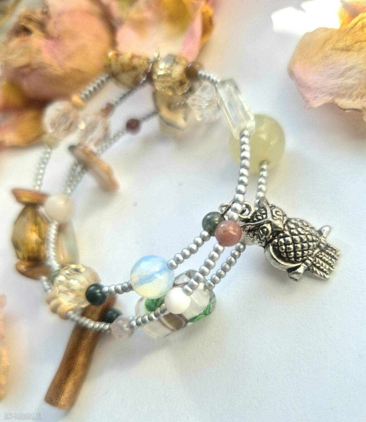 Boho bransoletka uniwersalna Box X1 - ręcznie robiona