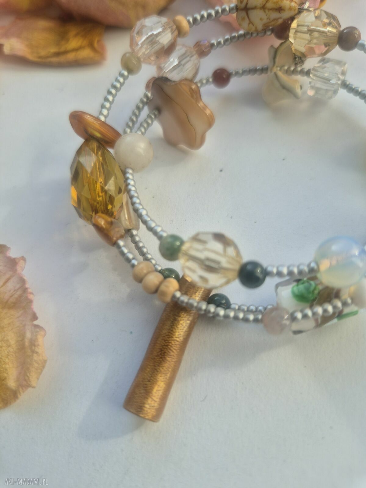 Boho bransoletka uniwersalna Box X1 - ręcznie robiona