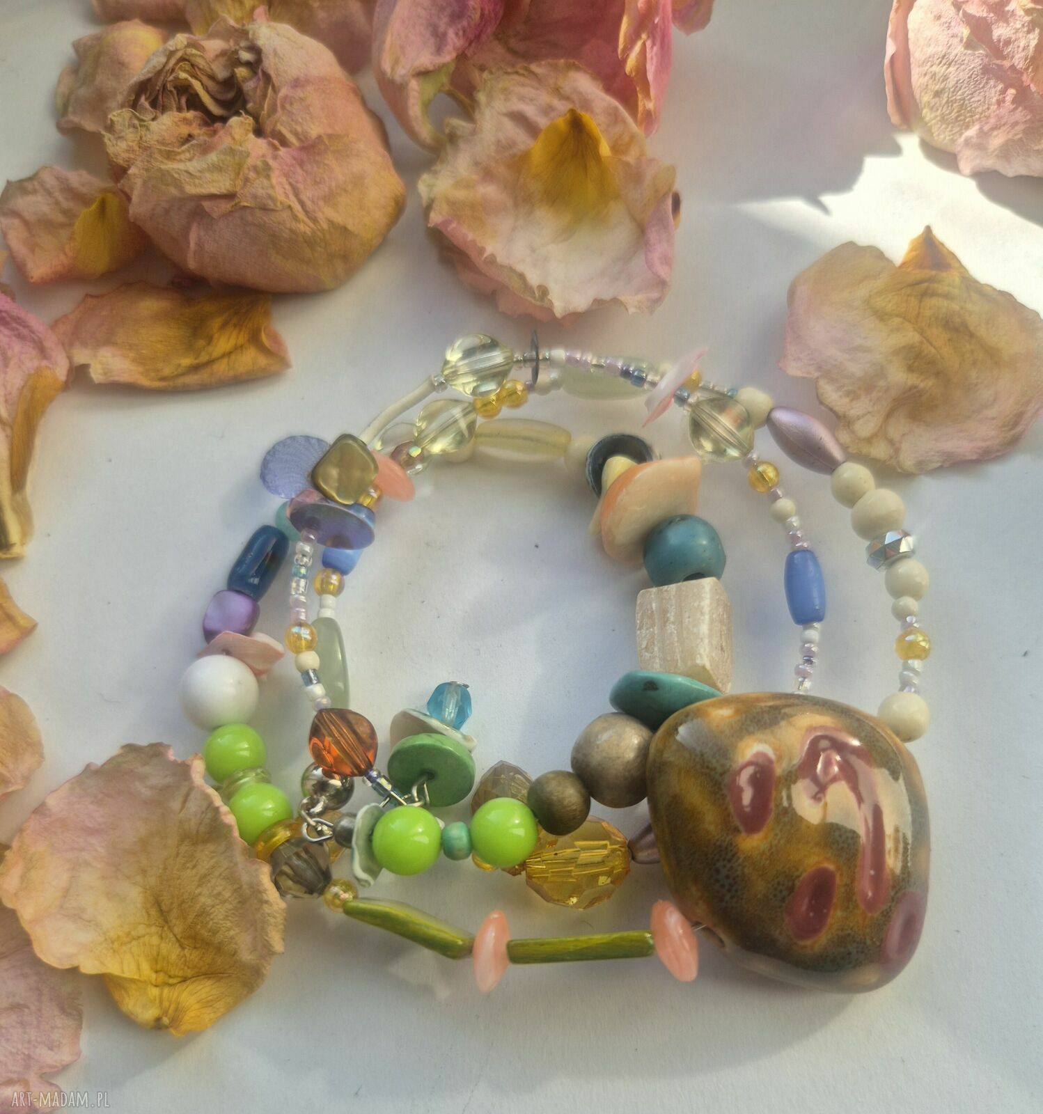 Boho bransoletka uniwersalna box x1 - ręcznie robiona