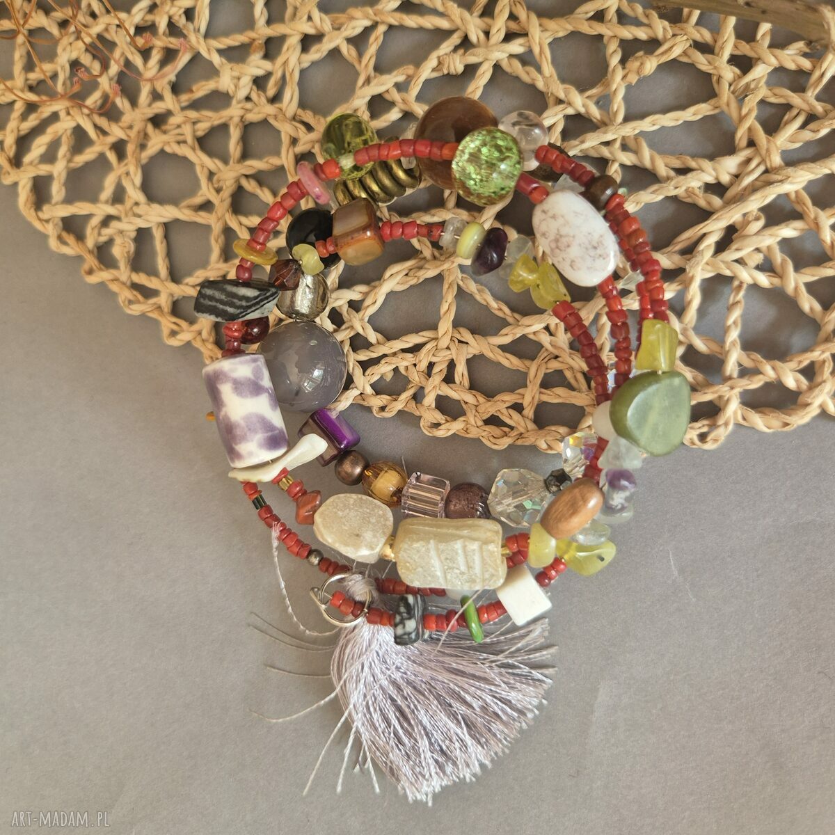 Bransoletka boho Frida - długość uniwersalna