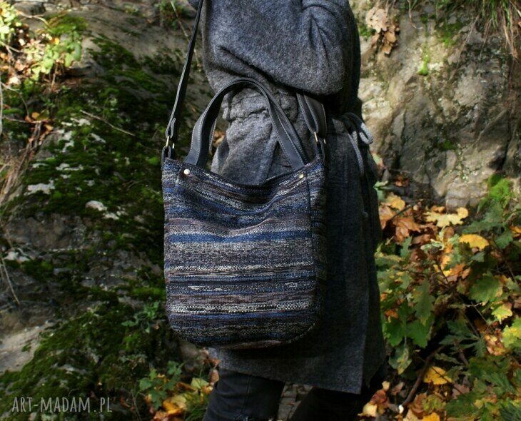 Miniks vegan navaho grafit vege torba hobo boho zgrabna bardzo