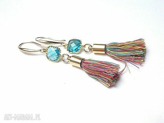 BOHO multi color /14 03 2016 7/kolczyki autorskie
