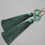 kolczyki boho /sea green/ -