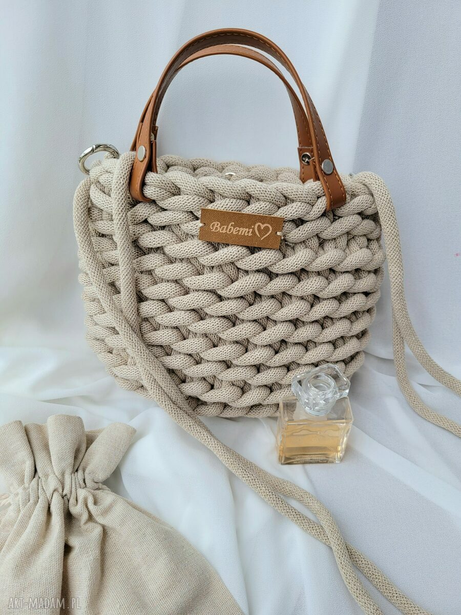 Boho Wabe Bag mini - ręcznie tkana torebka damska