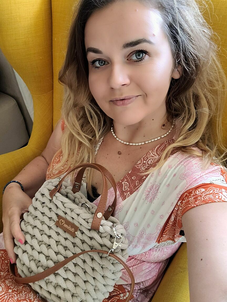 Boho Wabe Bag mini - ręcznie tkana torebka damska