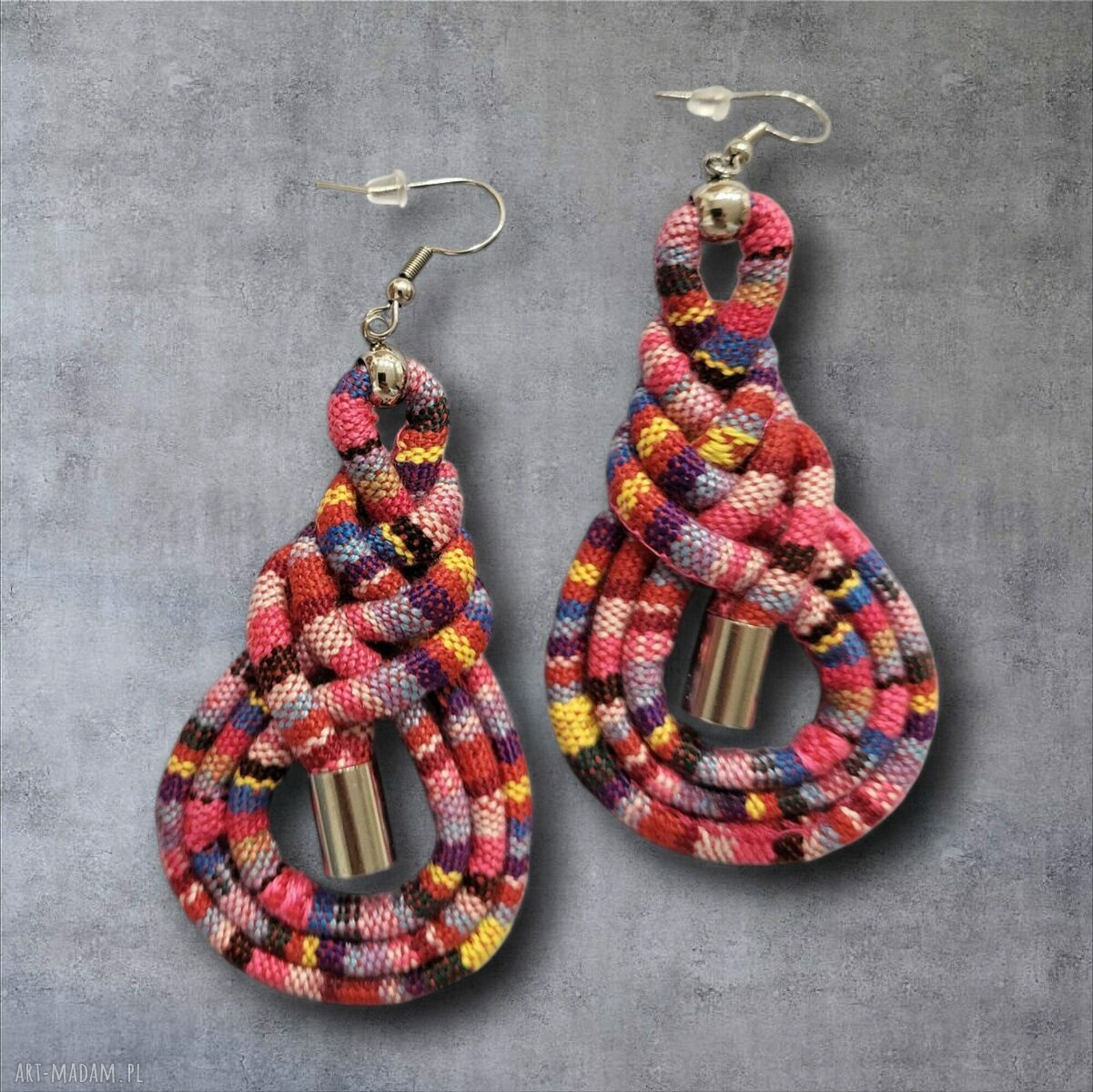 Kolczyki boho inkasas plait - etniczny styl