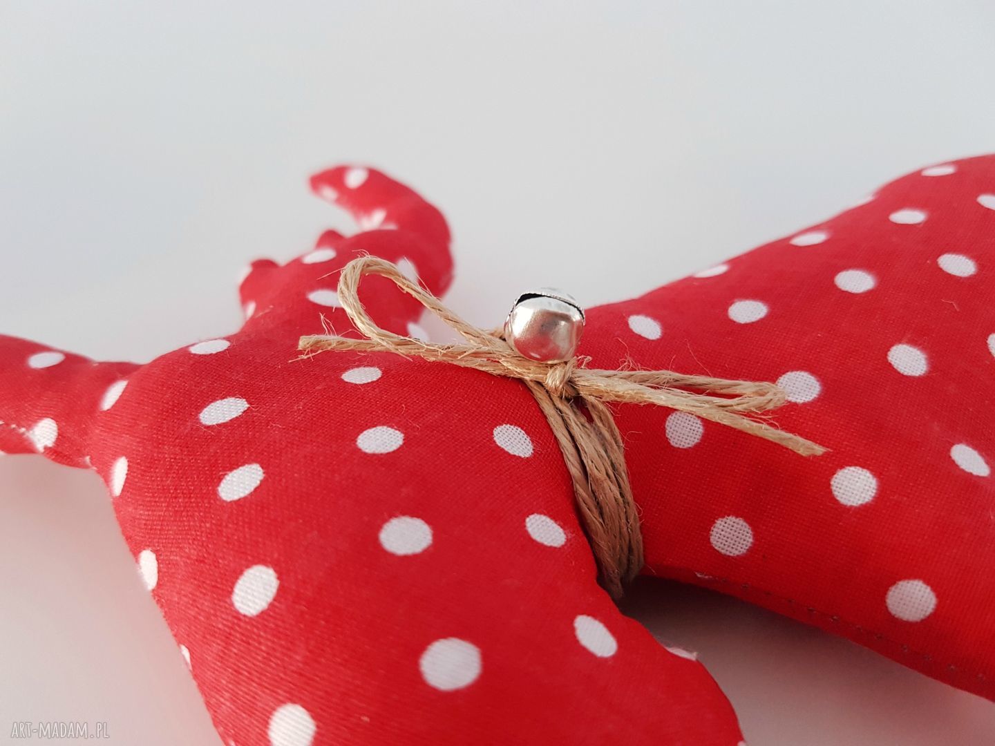 pod choinkę: ozdobne łosie dwa hand made