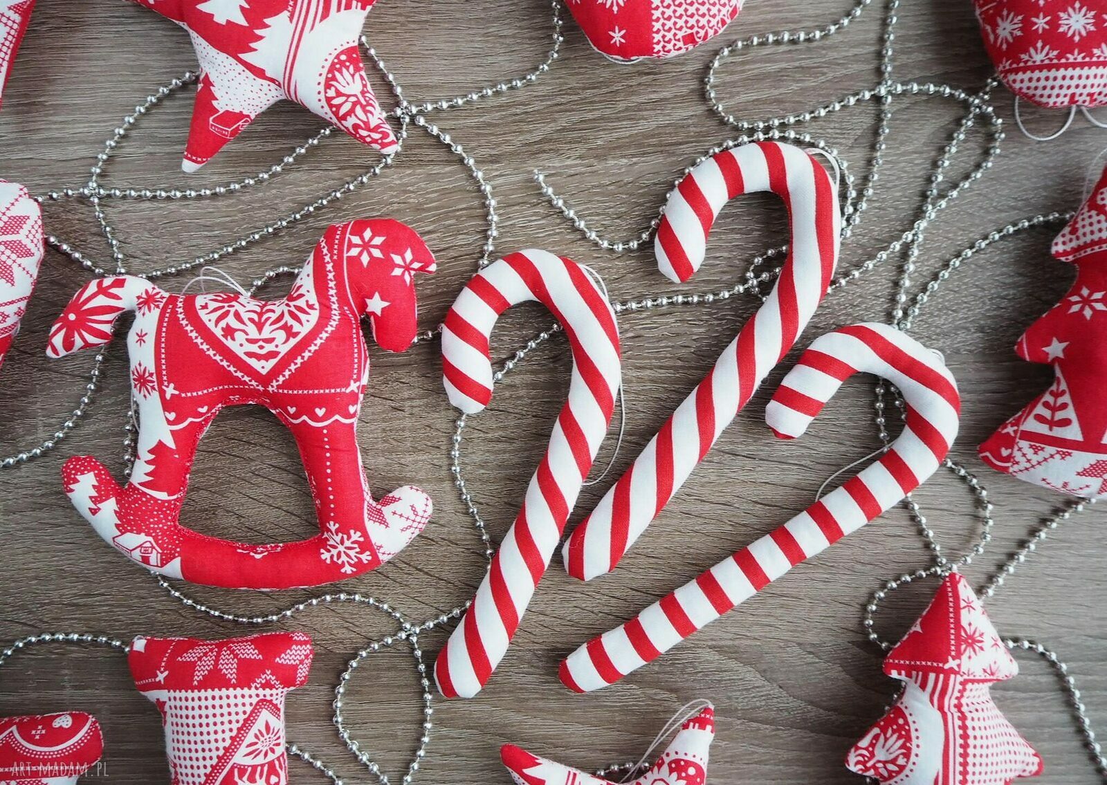 upominki na święta: BOMBKI ZAWIESZKI ZESTAW 15 SZTUK HandMade