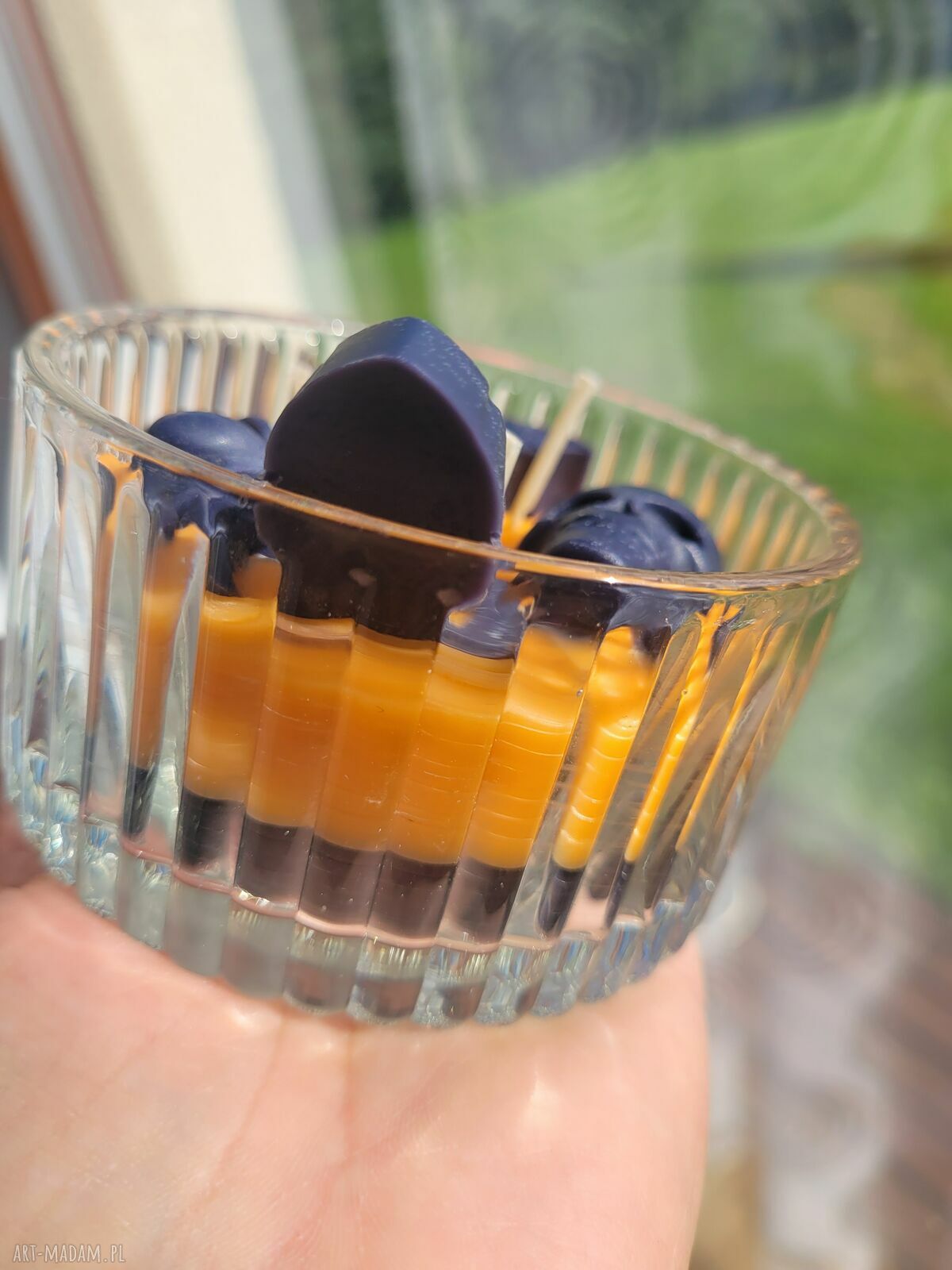 Boo! Pomarańczowa świeca sojowa na Halloween