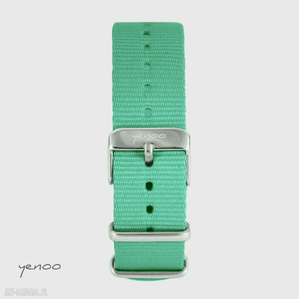 Zegarek Book Time - turkusowy nylonowy pasek