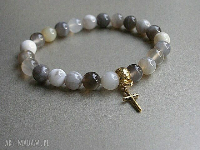 GREY AND ECRU 3 HandMade