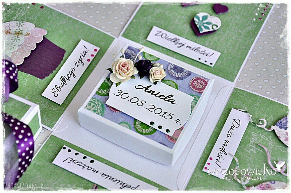 Box personalizowany na chrzest dla Małej Księżniczki Hand Made
