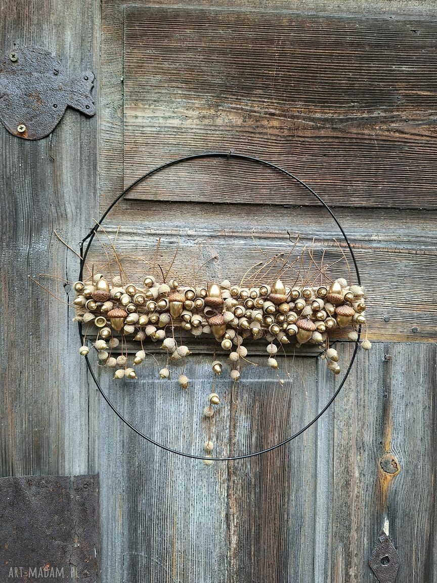 Bożonarodzeniowy wianek na drzwi i stół 35 cm