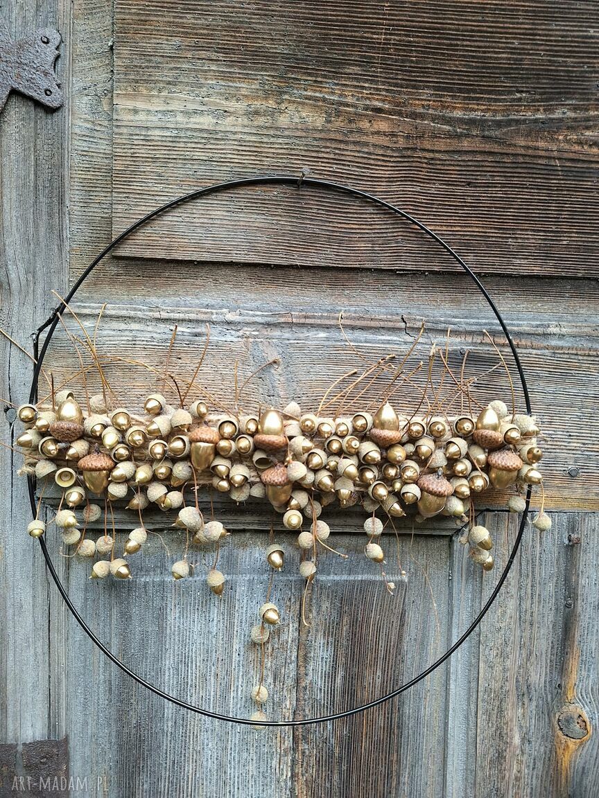 Bożonarodzeniowy wianek na drzwi i stół 35 cm