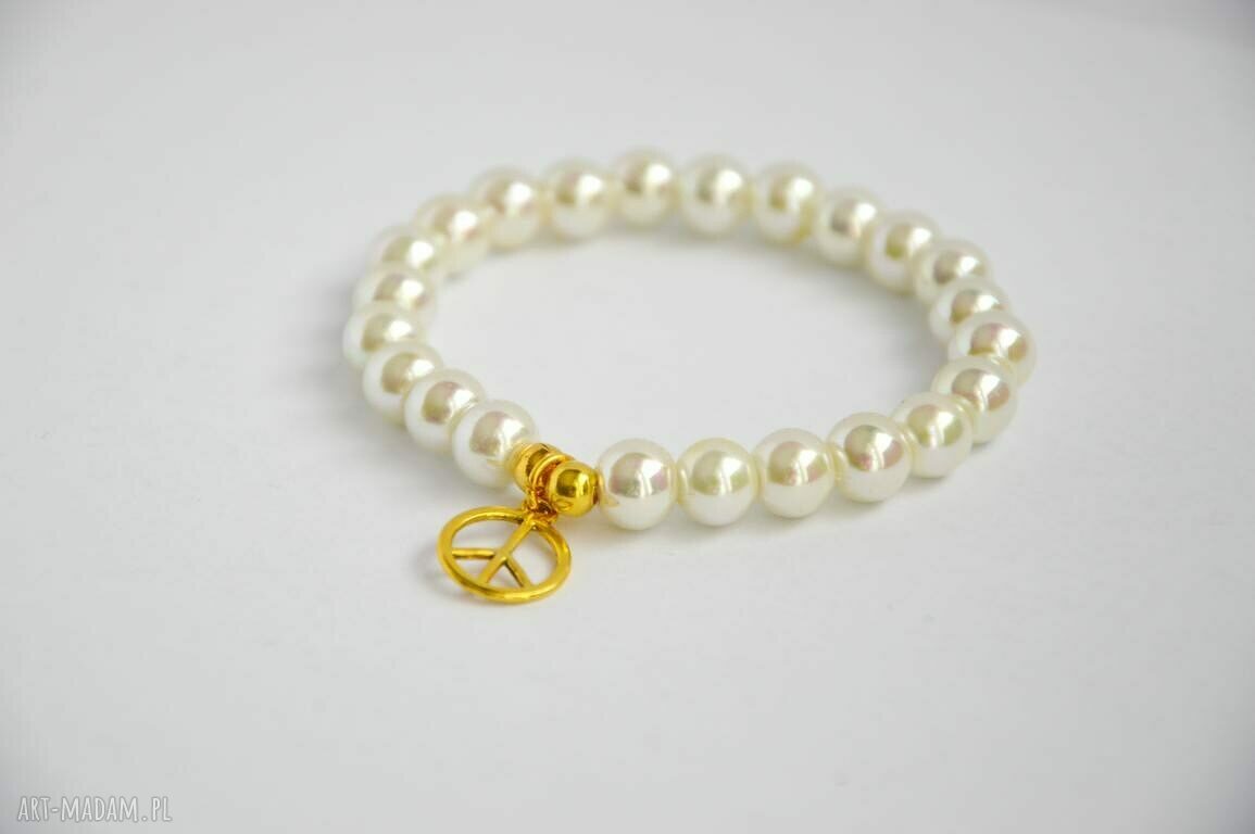 Bracelet by SIS: pacyfka w perłach