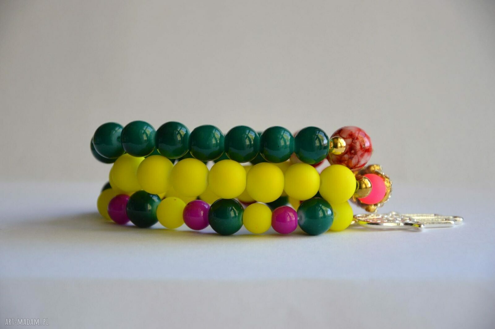 Bracelet by SIS: Mix kolorów z hamsą
