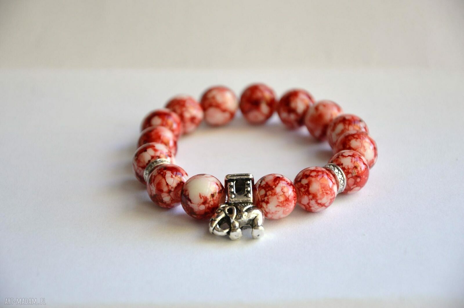 Bracelet by SIS: słoń w mozaikowych koralach