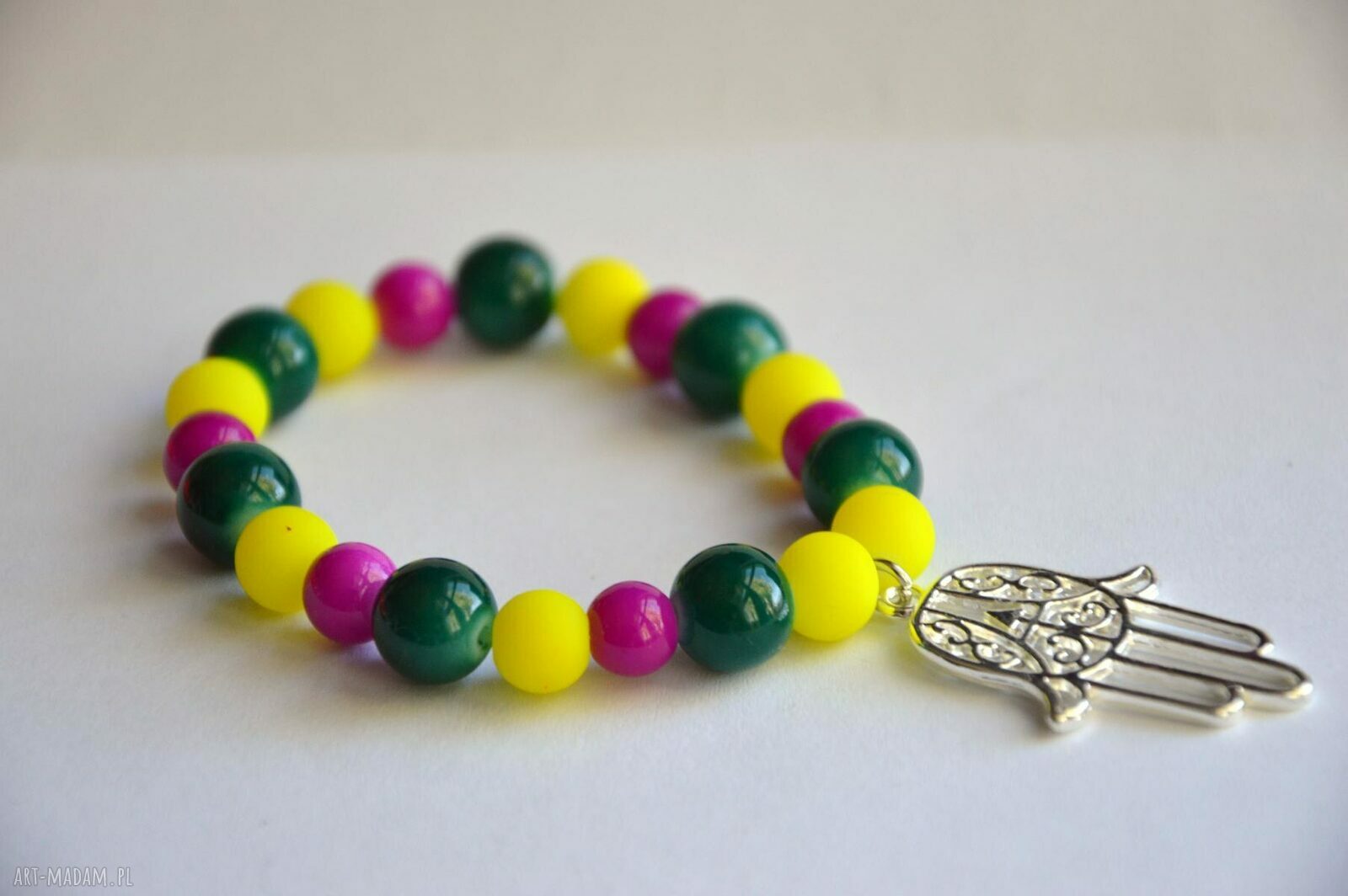 Bracelet by SIS: Mix kolorów z hamsą