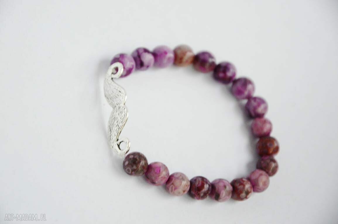 Bracelet by SIS: wąsy w kamieniach półszlachetnych