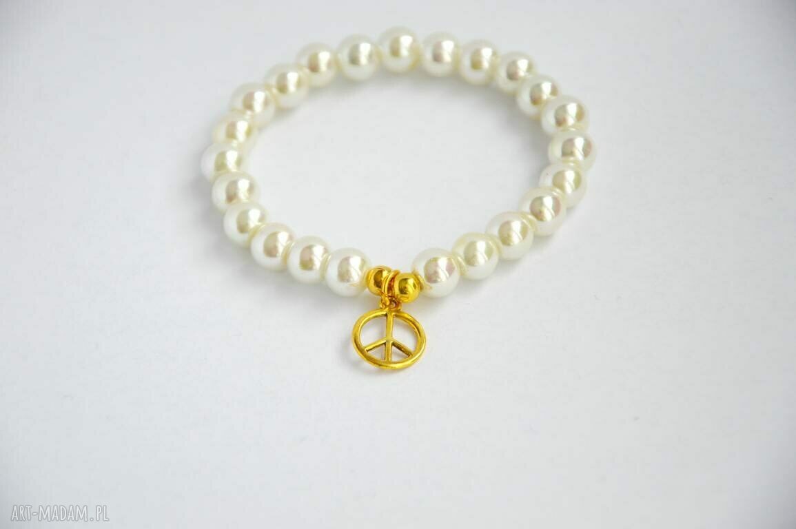 Bracelet by SIS: pacyfka w perłach