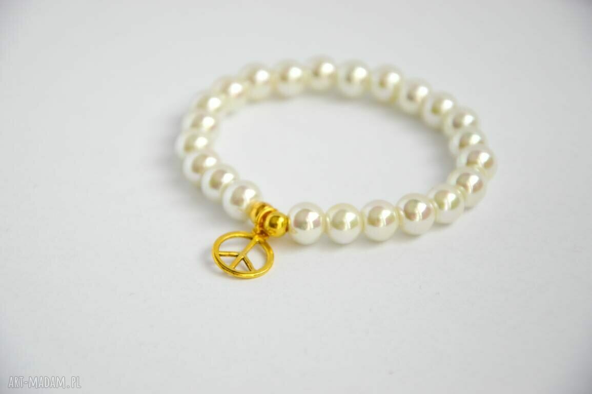 Bracelet by SIS: pacyfka w perłach