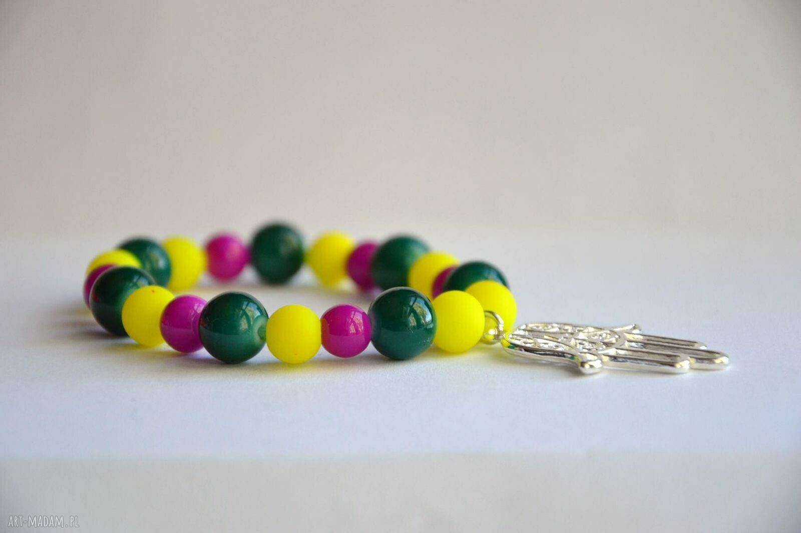 Bracelet by SIS: Mix kolorów z hamsą