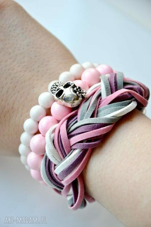 Bracelet by SIS: pastelowe rzemienie