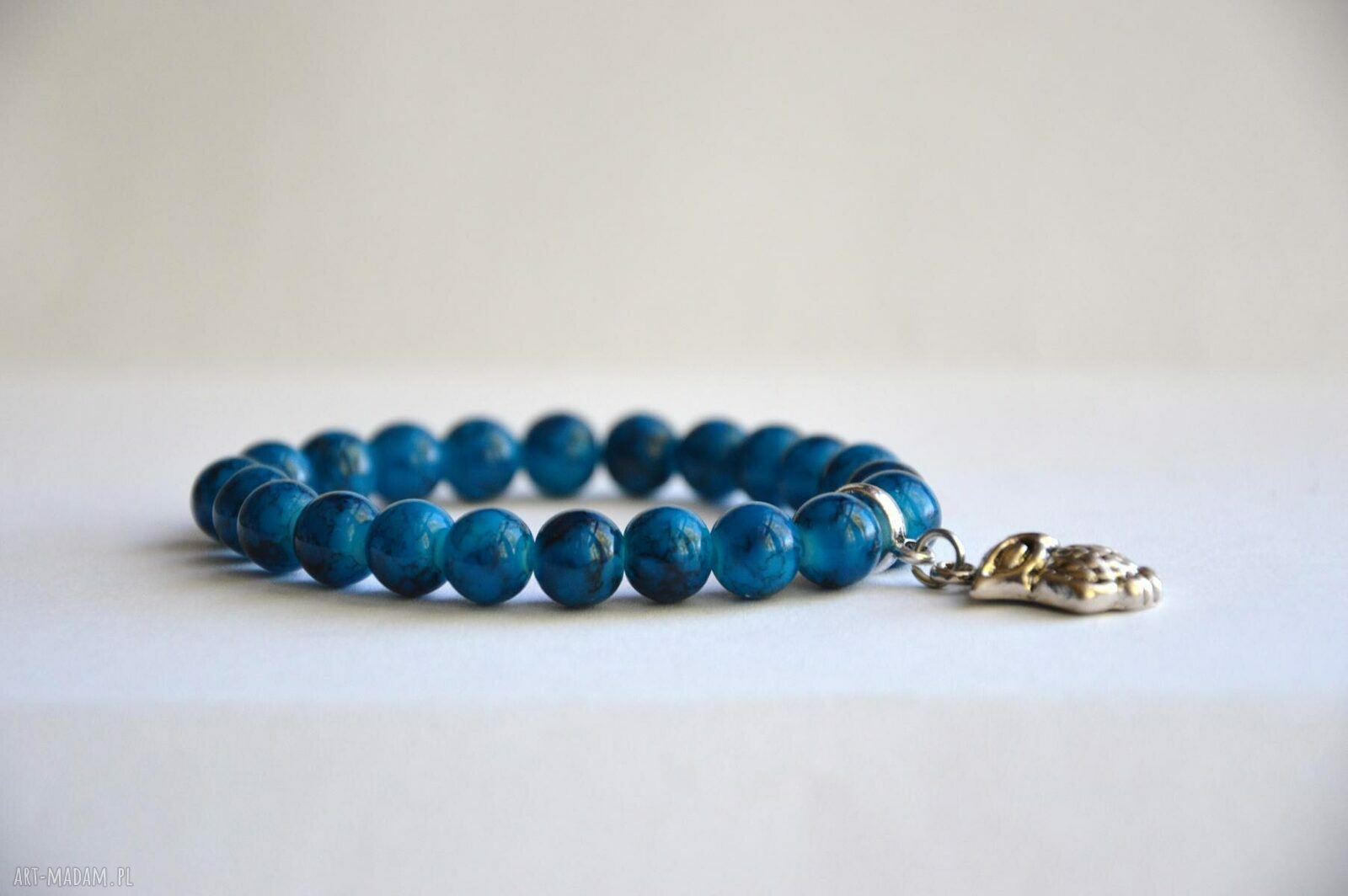 Bracelet by SIS: sowa w mozaikowych koralach