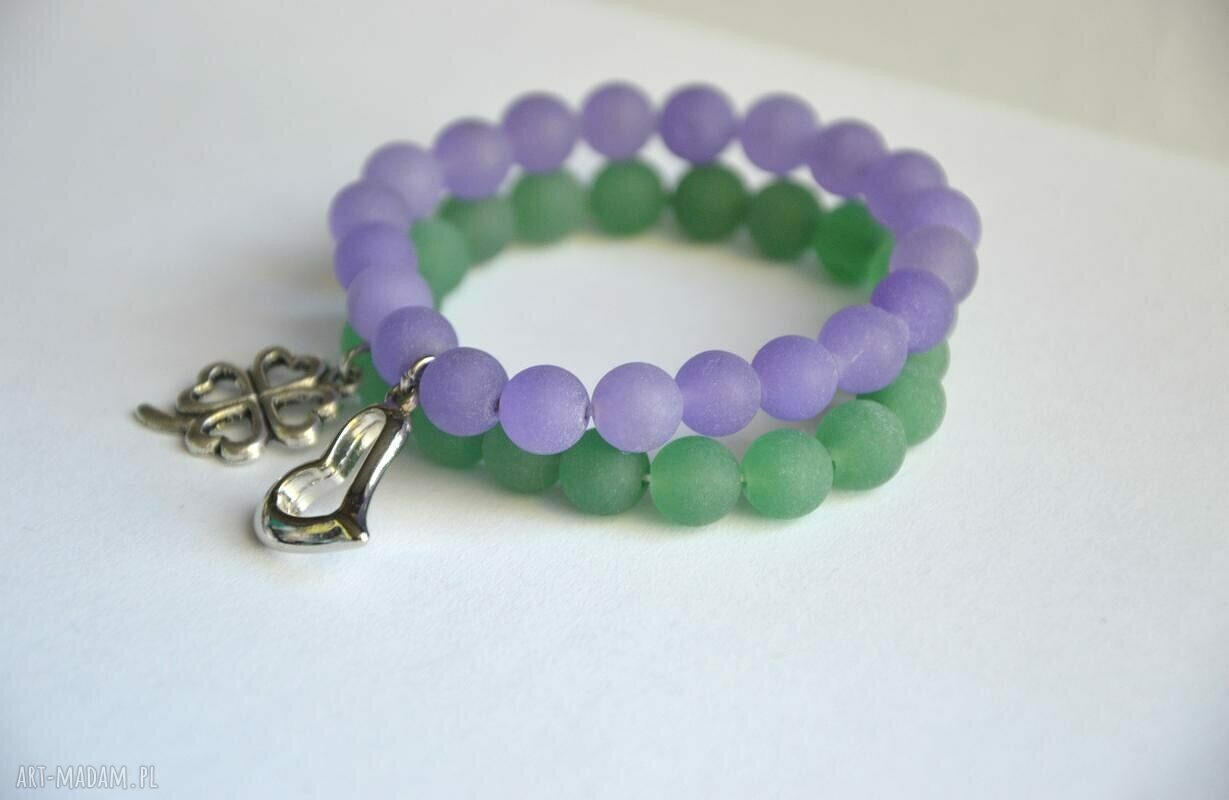 Bracelet by SIS: Zestaw idealny na prezent, dwie bransoletki z jadeitów