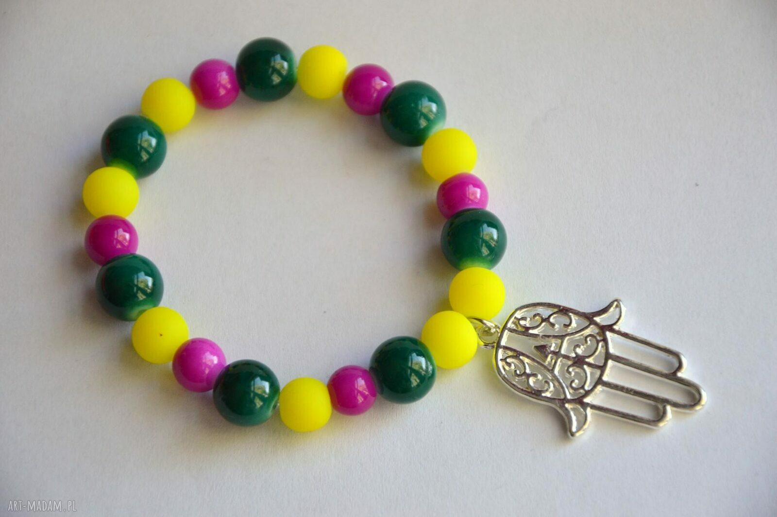 Bracelet by SIS: Mix kolorów z hamsą