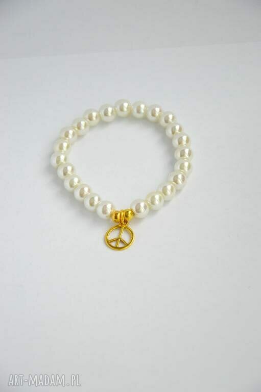 Bracelet by SIS: pacyfka w perłach