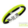 hand made bransoletki bracelet in neon yellow and black