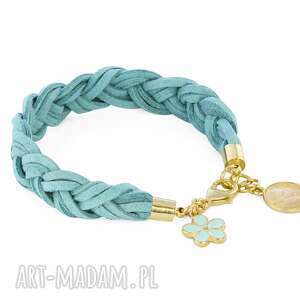 braid - baby blue & gold