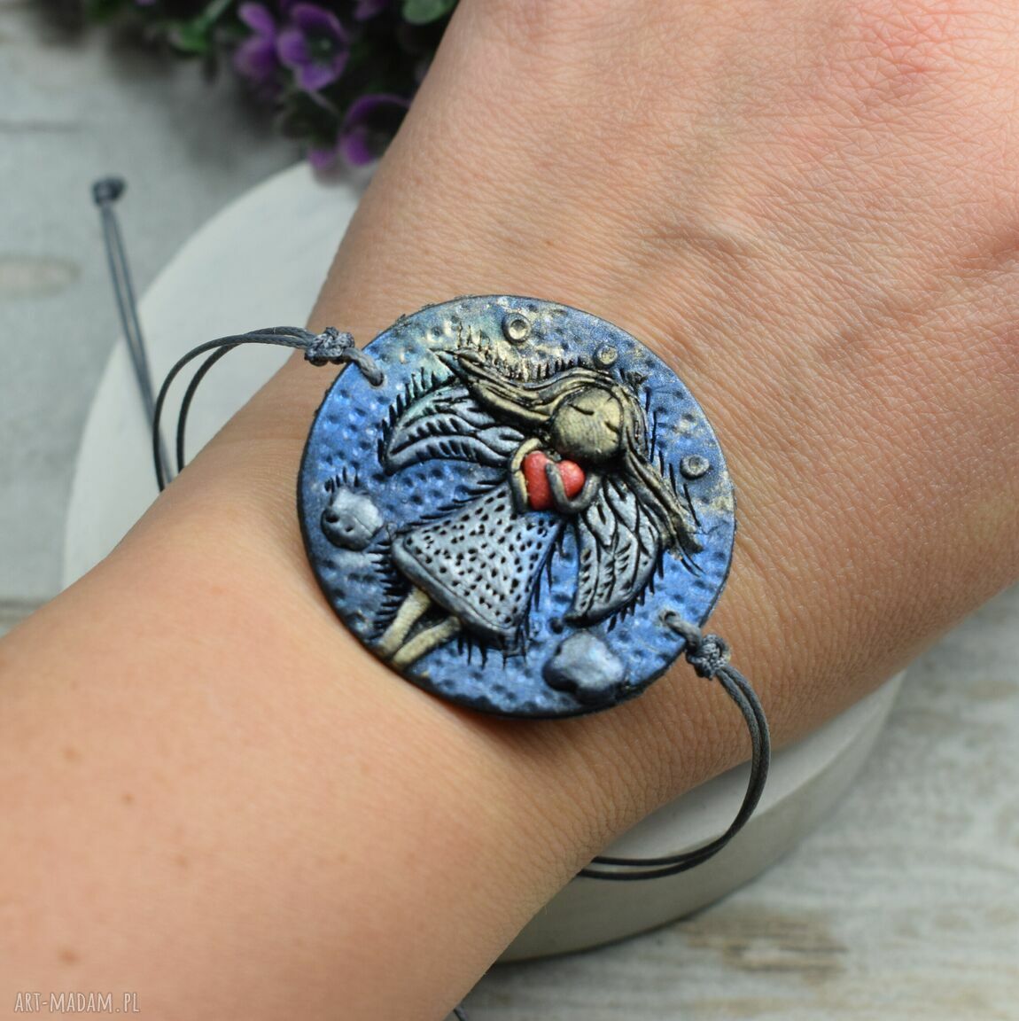 bransoletki: Bransoletka Anioł Handmade