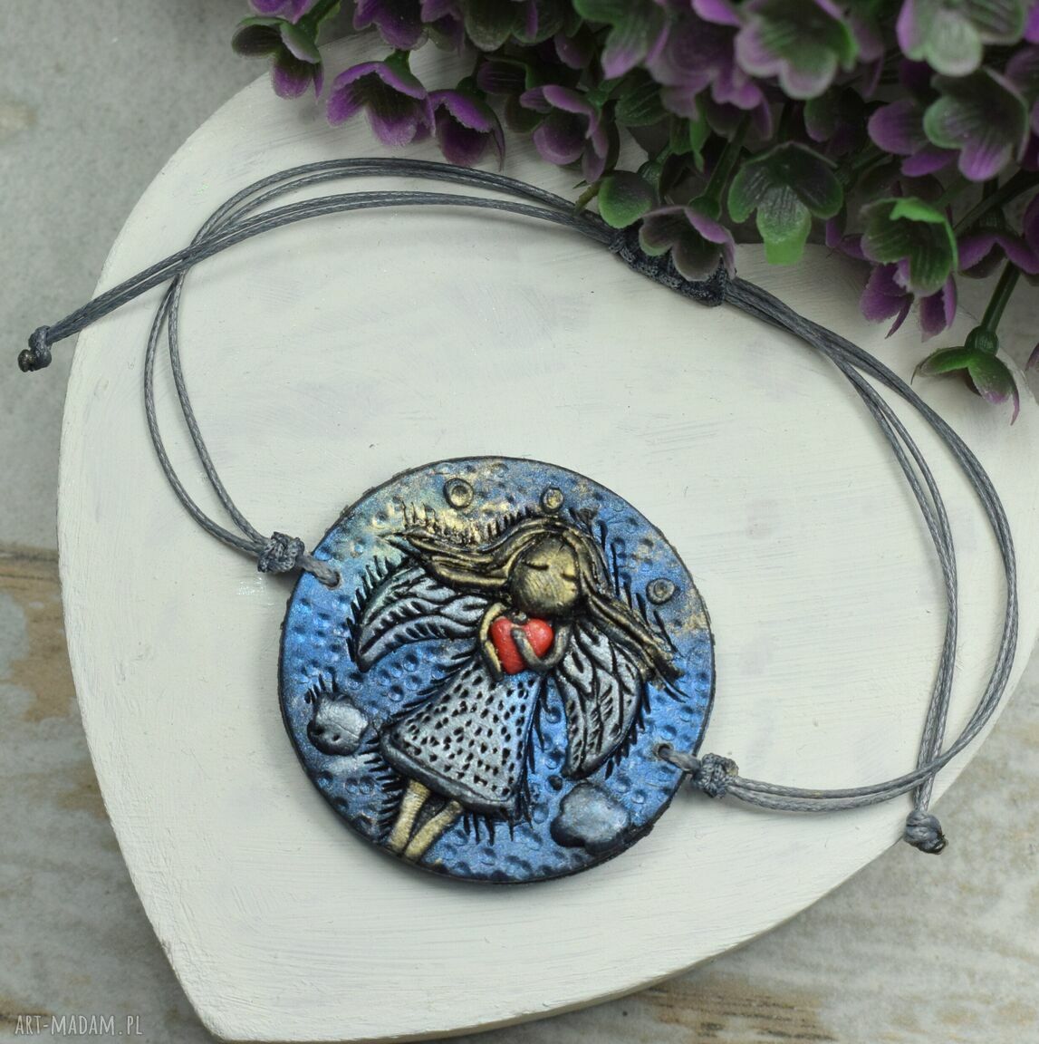 bransoletki: Bransoletka Anioł Handmade