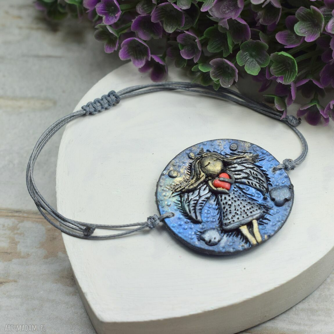 bransoletki: Bransoletka Anioł Handmade