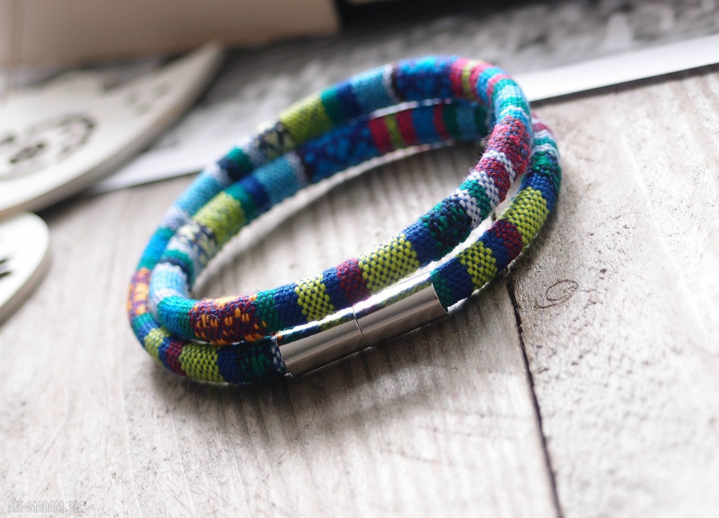 Bransoletka Boho / stal szlachetna