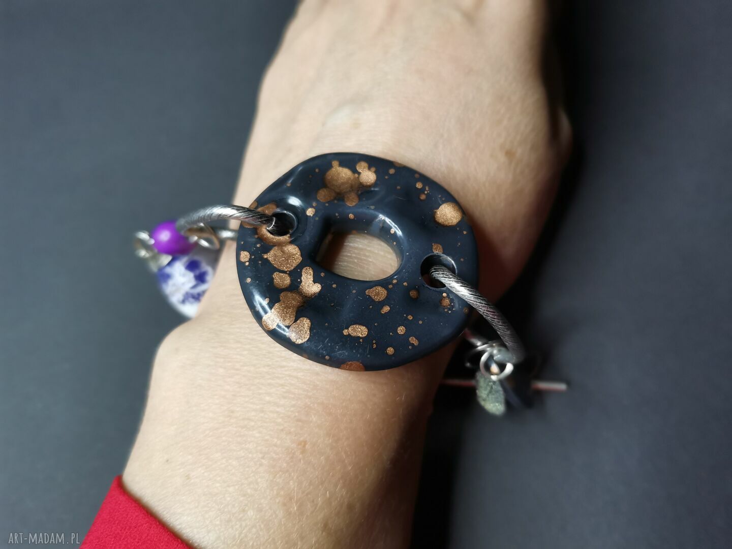 Bransoletka etno boho rozmiar uniwersalny - Box x1