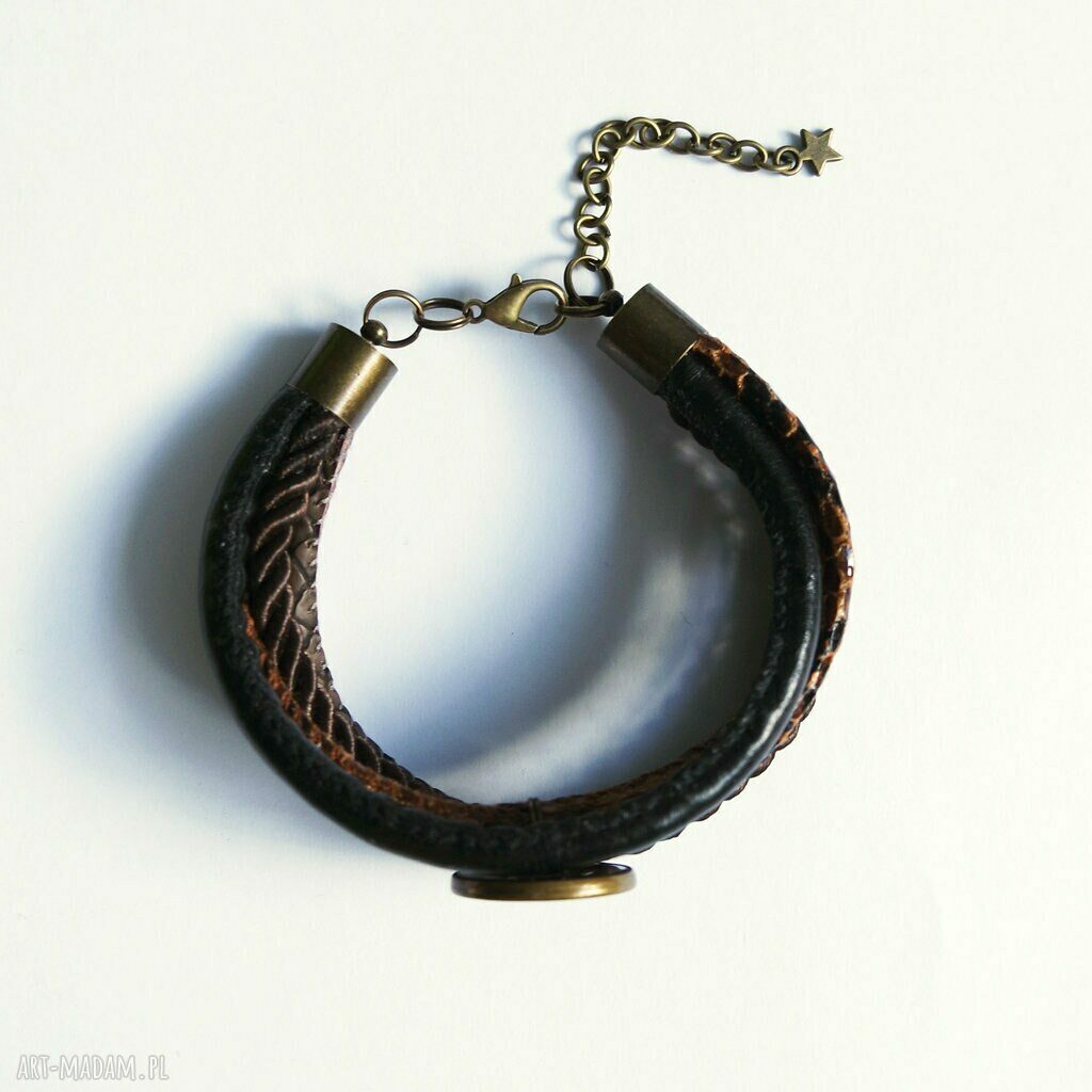 Bransoletka handmade Herb lew - unisex