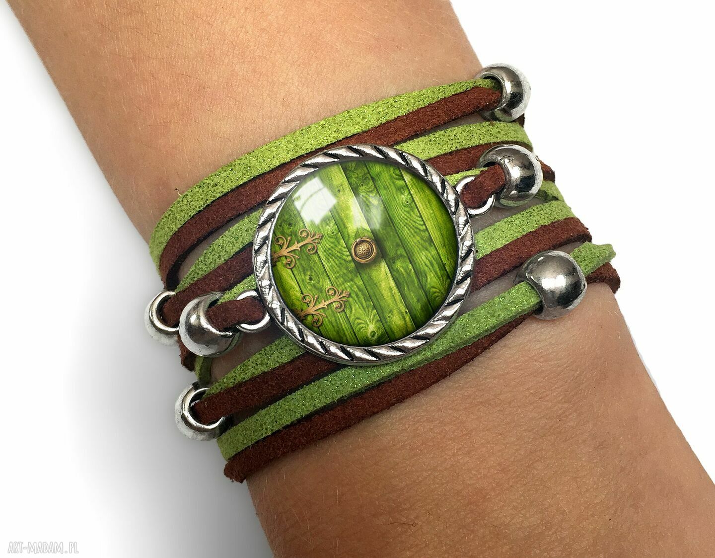 Bransoletka hobbit drzwi nora władca pierścieni ręcznie robiona