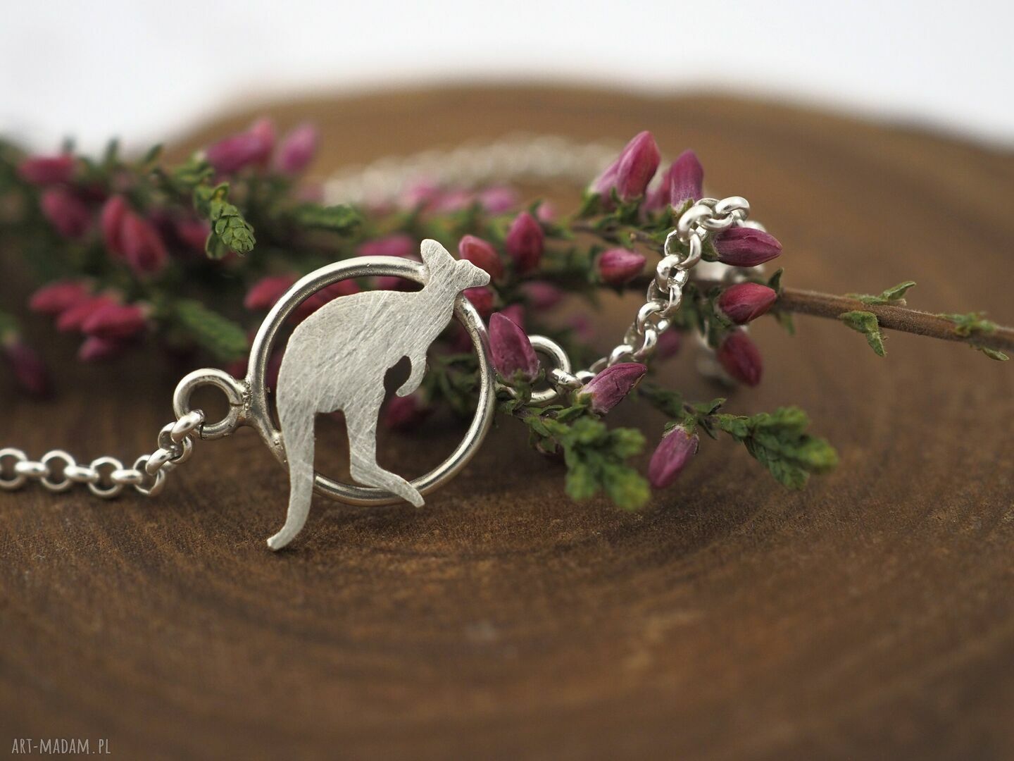 Bransoletka kangurek MINI FAUNA - srebro 0,925 (delikatna)