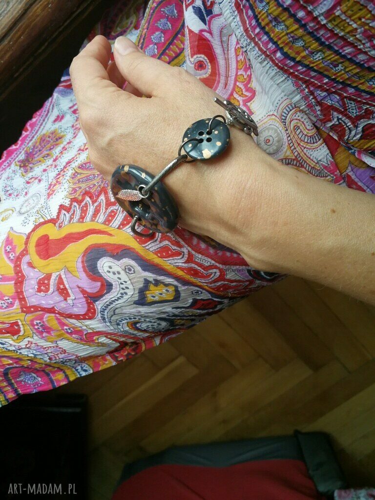 Kolorowa bransoletka boho etno - ręcznie robiona dla Ciebie
