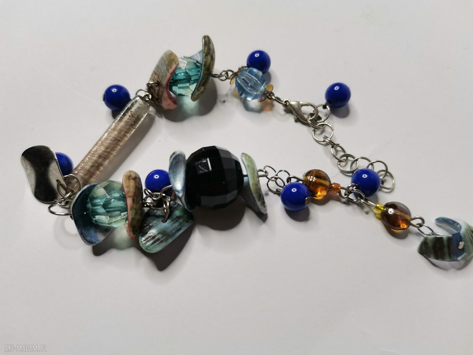Kolorowa bransoletka boho folk - uniwersalna box Ruda Klara