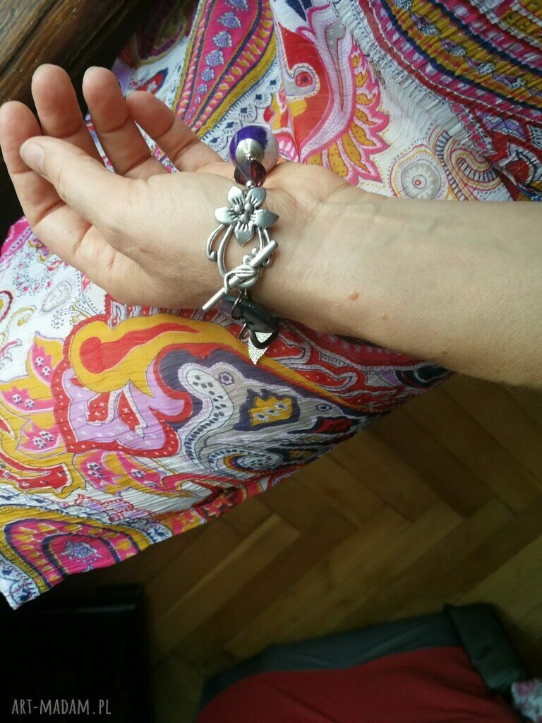 Kolorowa bransoletka boho etno - ręcznie robiona dla Ciebie