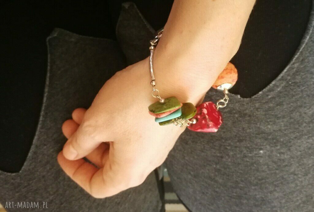 Kolorowa bransoletka boho „Optymistyczna Zwariowana” - Box F1