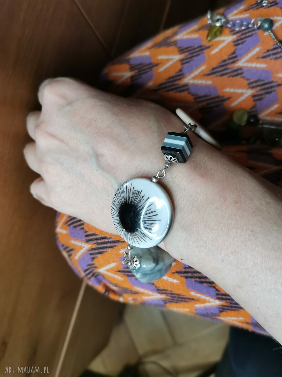 Bransoletka z koralików w stylu boho Frida - rozmiar uniwersalny