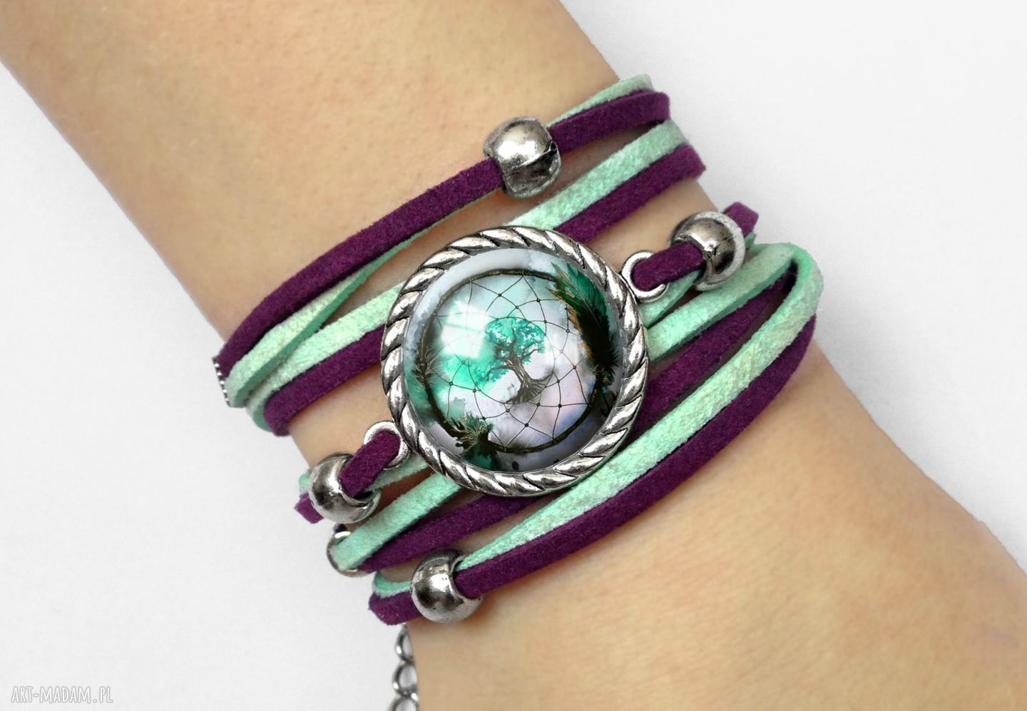 Bransoletka Łapacz snÓw dreamcatcher drzewo