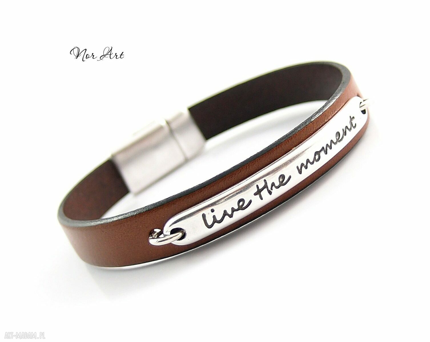 Bransoletka "Live the moment" - Man
