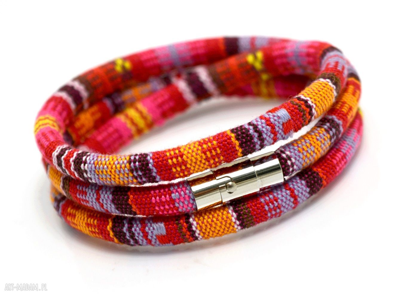 Bransoletka boho Magnetoos Peroo ze zapięciem magnetycznym (stal)