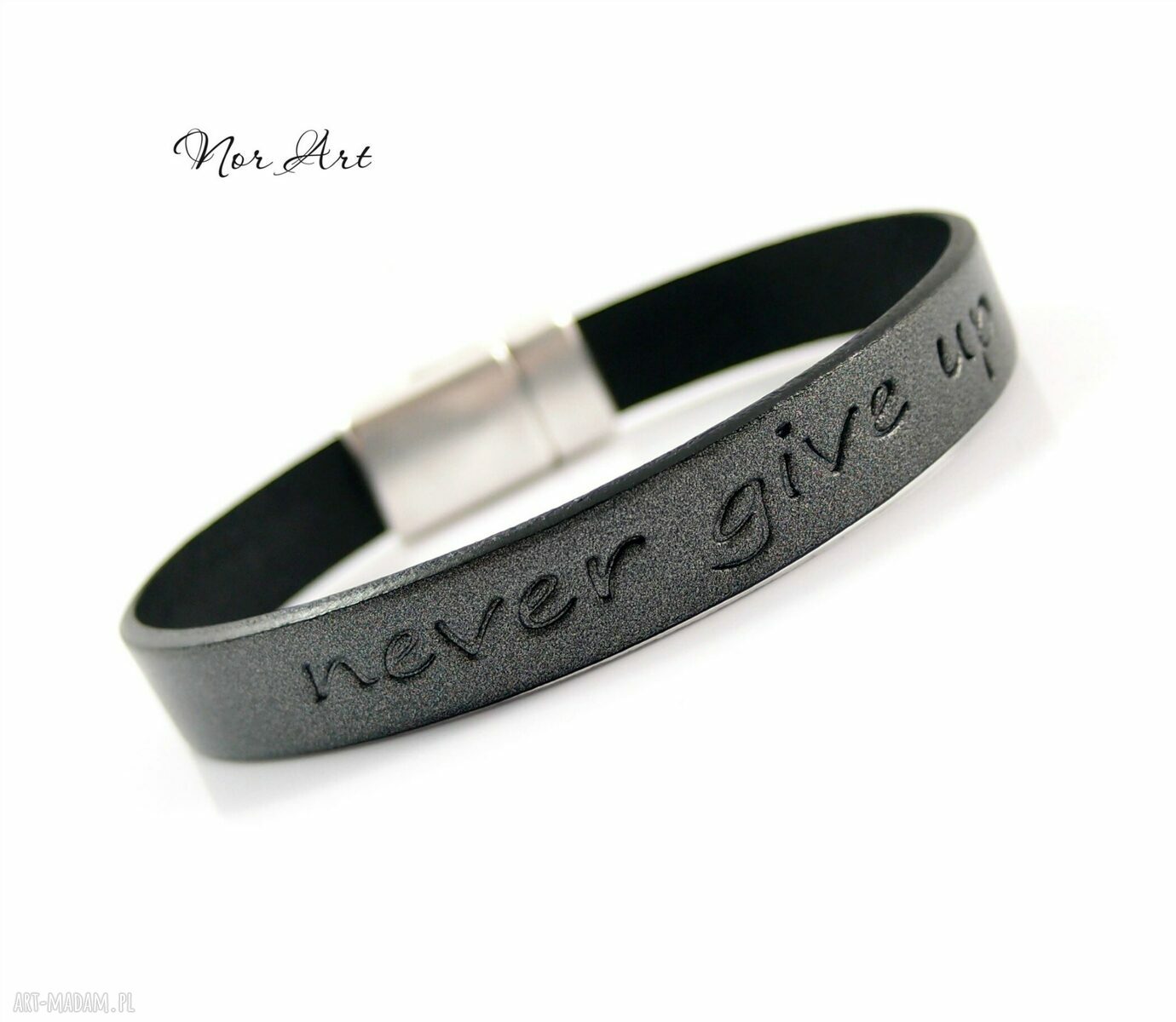 Bransoletka - Never give up